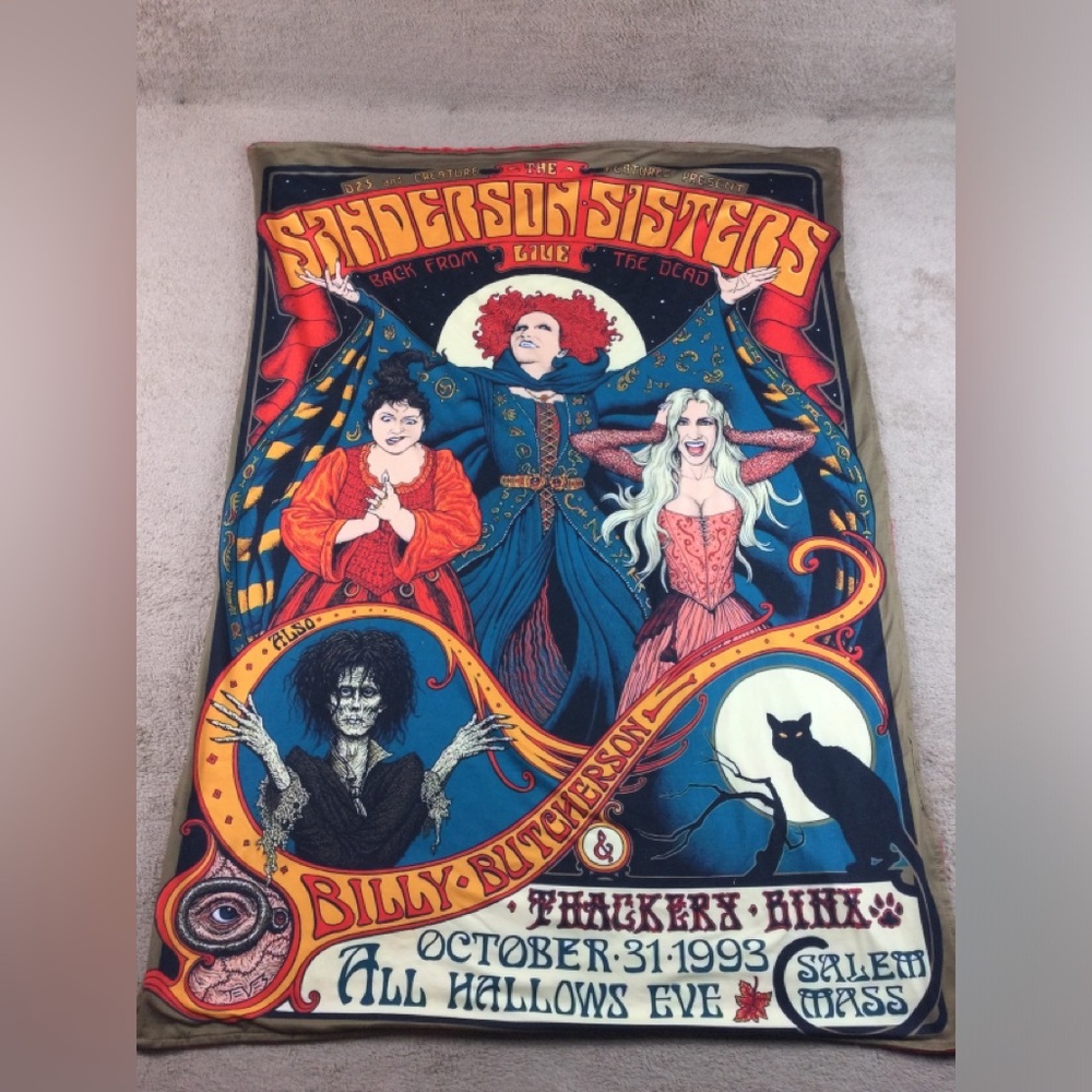 The Sanderson sisters hocus pocus small handmade blanket